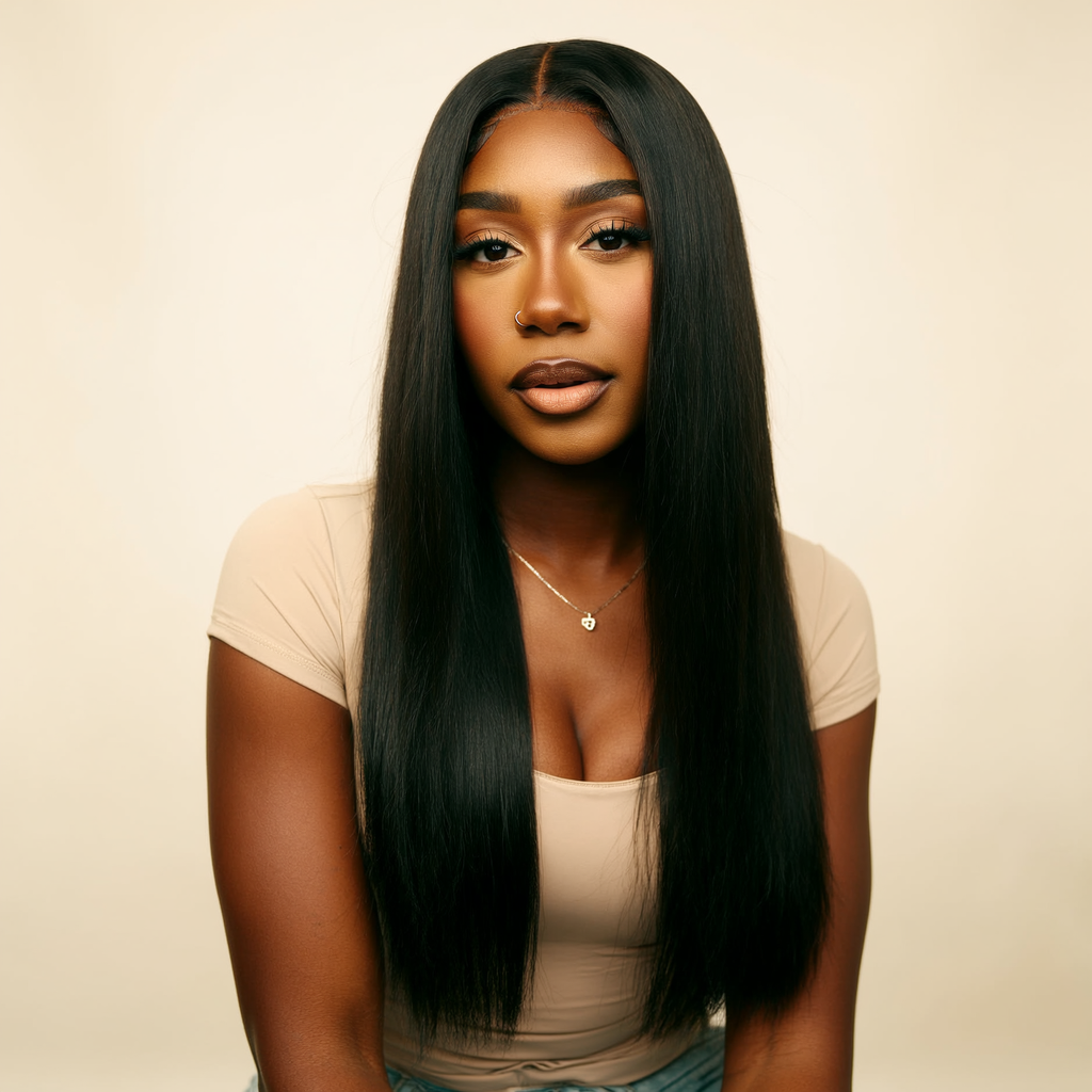 Fully Customised 2x6 Closure Glueless Straight Wig