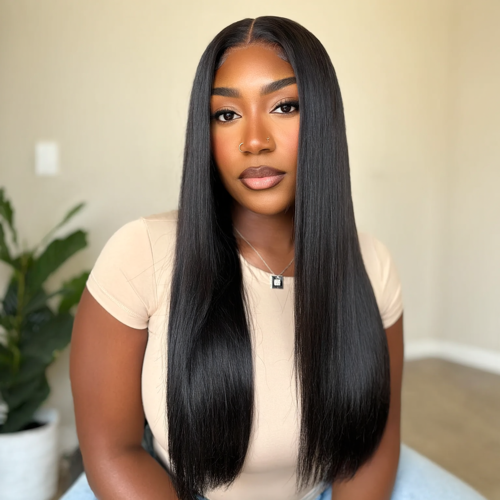 Fully Customised 2x6 Closure Glueless Straight Wig