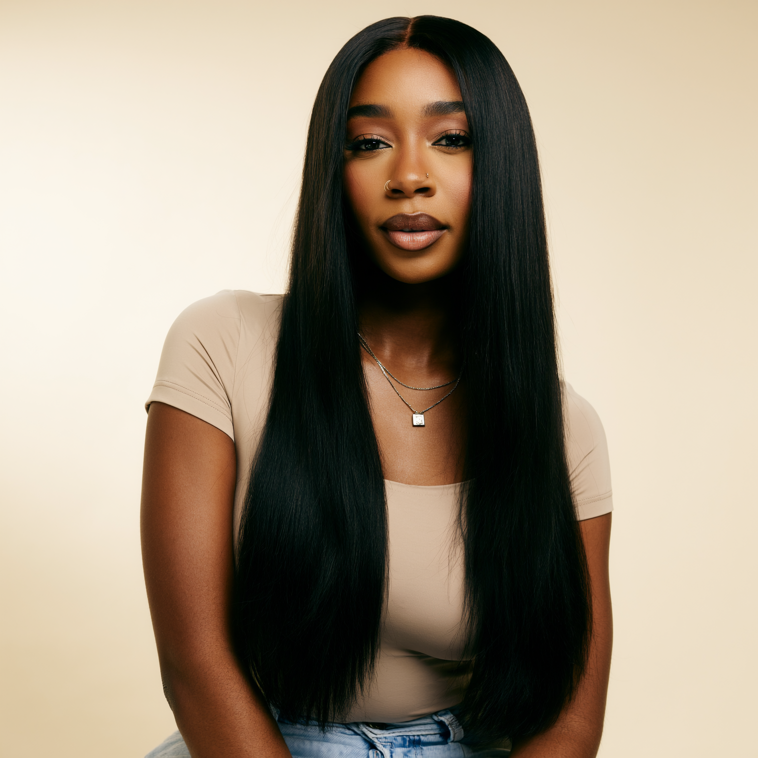 Fully Customised 2x6 Closure Glueless Straight Wig